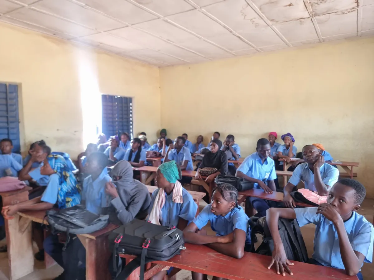 Tech Inspire SL at a school outreach visit